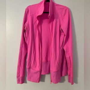 Lululemon Pink Zip Up - Size 12